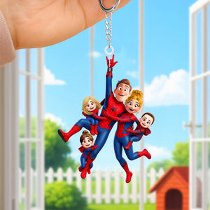 Multitasking Fabulous Family Acryic Keychain - Personalized Gifts For Family 04qhqn180726-Homacus
