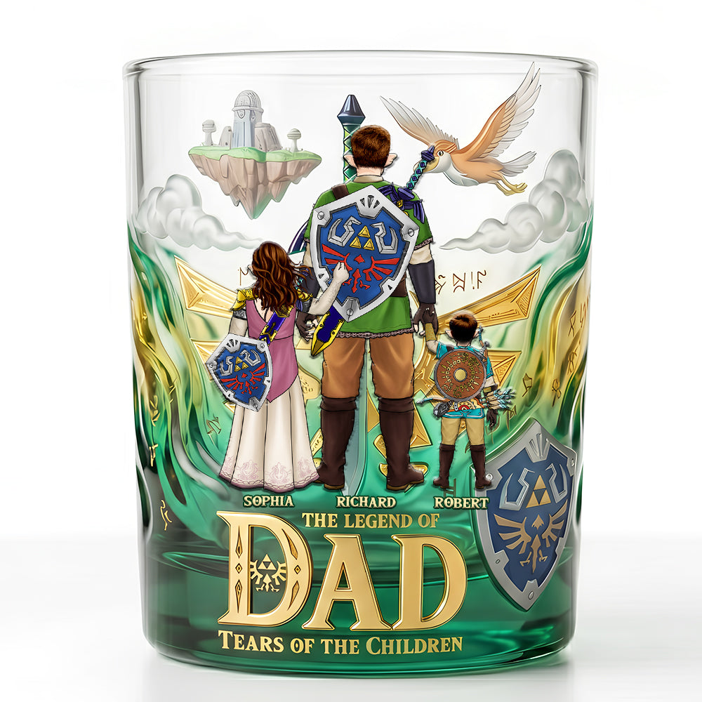 Celebrate Dad Wins Round Glass, Personalized Gifts For Dads 01qhdt290426-Homacus