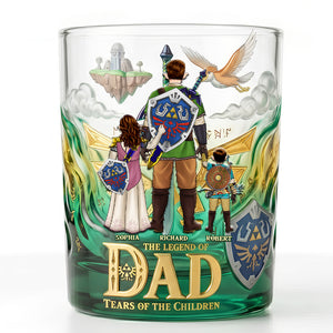 Celebrate Dad Wins Round Glass, Personalized Gifts For Dads 01qhdt290426-Homacus