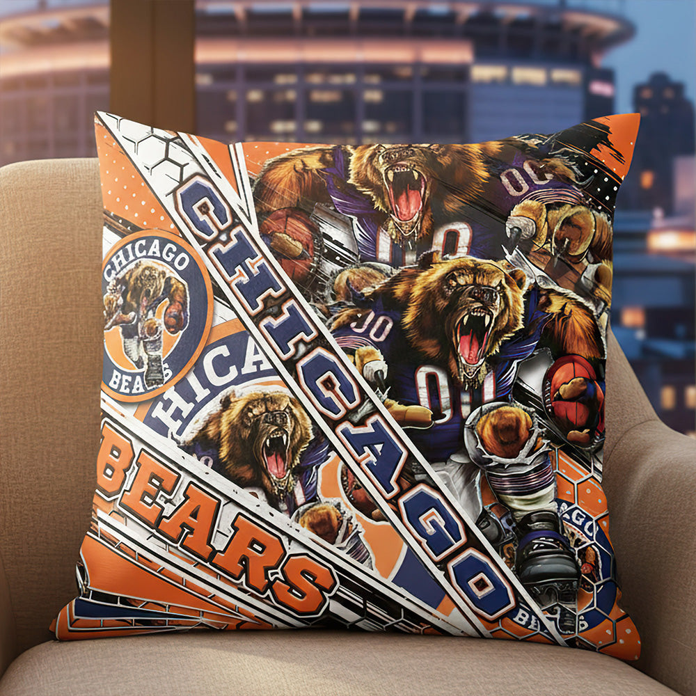 Bold Team Spirit Pillow 05HUDT011225-Homacus