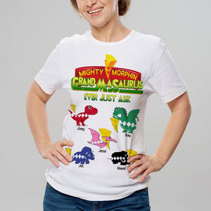 Personalized Gifts For Mothers Shirt Cute Dino Kids 03KALU210225-Homacus