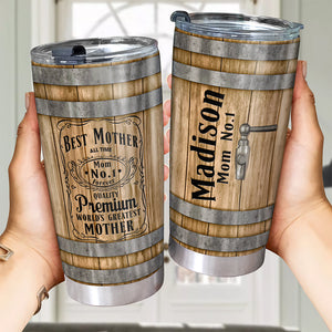 Personalized Gifts For Mom Tumbler, Whiskey & Bourbon Barrel 031qhqn210325-Homacus