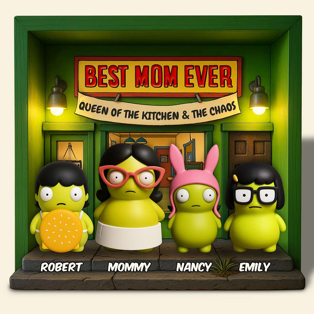 Personalized Gifts For Queen Mom Acrylic Plaque Best Mom Ever 01DTDT110425-Homacus