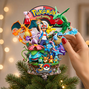 30th Anniversary Creature Acrylic Christmas Tree Topper - Personalized Gifts For Christmas 01nadh210926