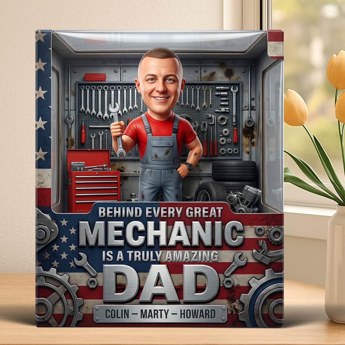 Amazing Mechanic Dad Acrylic Plaque - Custom Photo Gifts For Dads 04paqn260326-Homacus