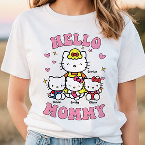 Personalized Gifts For Mom Shirt Hello Mommy 06KADT220224-Homacus