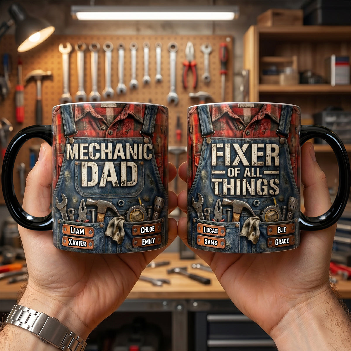 Fixer Of All Things Magic Mug - Personalized Gifts For Mechanic Dad 04TODH050526-Homacus