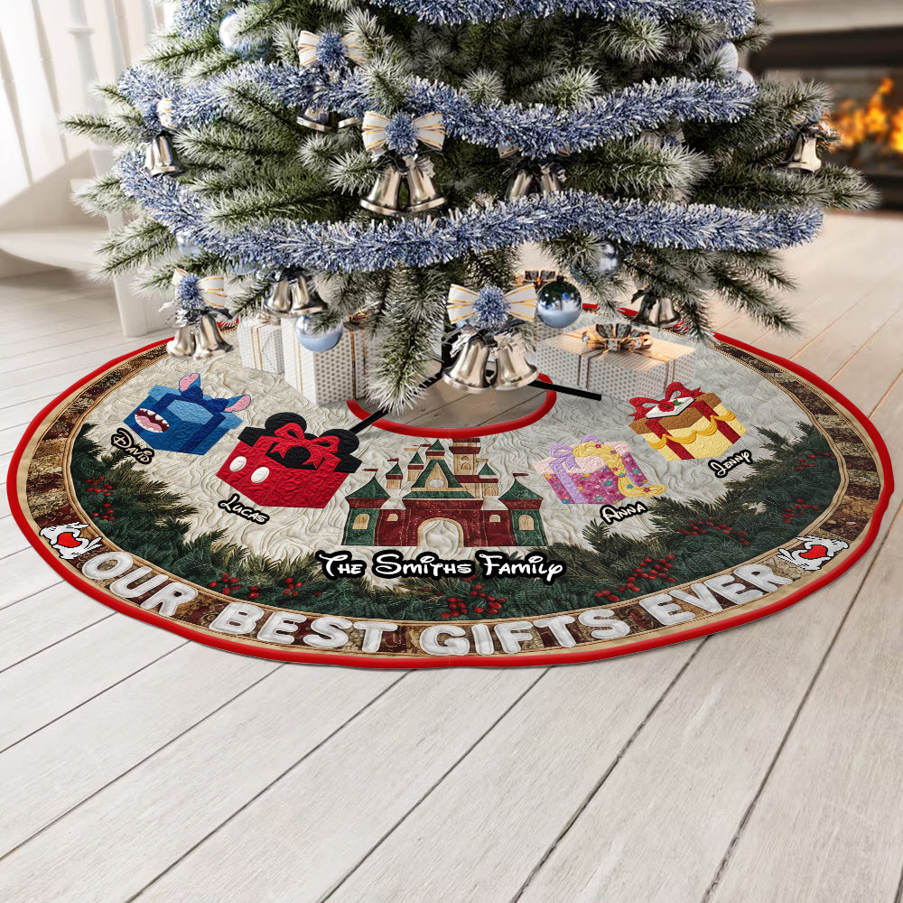 Best Gifts Family Gathering Quilted Tree Skirt, Personalized Gifts For Family 05qhtn011025-Homacus