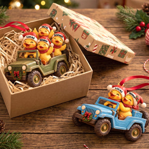 Ducking Fun Squad Ornament, Personalized Gifts For Off-road Lovers 04QHTN101026-Homacus