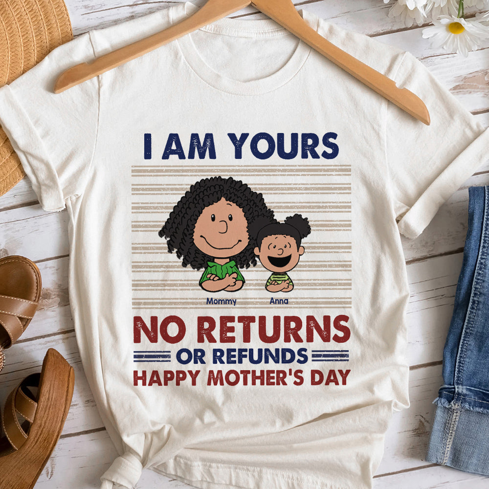 Personalized Gifts For Mom Shirt Cartoon Mom And Kids 03XQMH270325HH-Homacus
