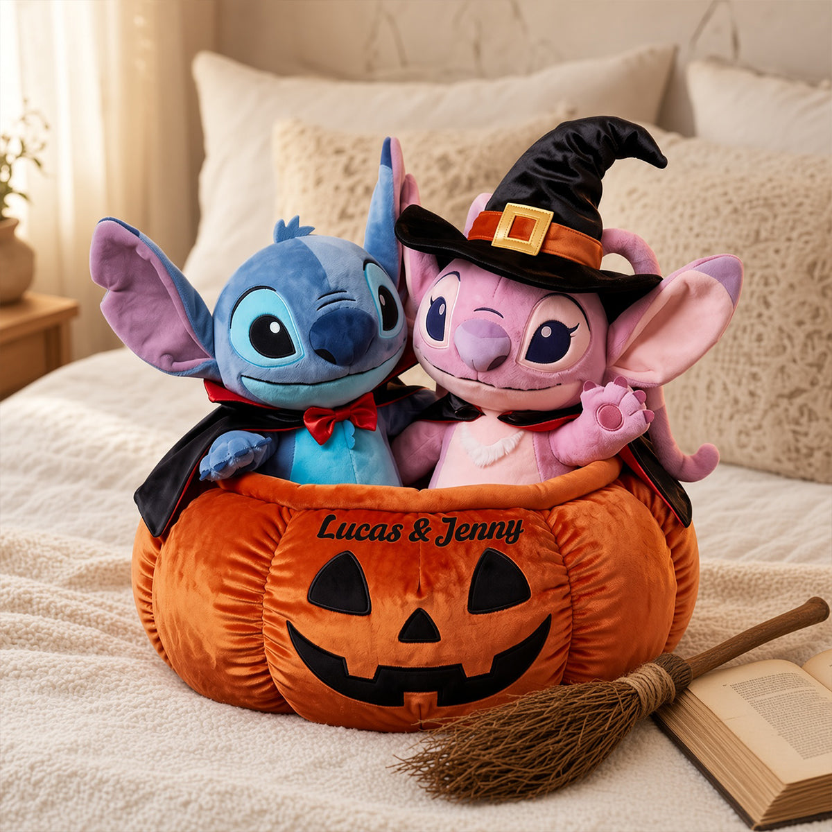 Spooky Sweetheart Custom Shaped Pillow - Personalized Gifts For Couples 01pgtn240826