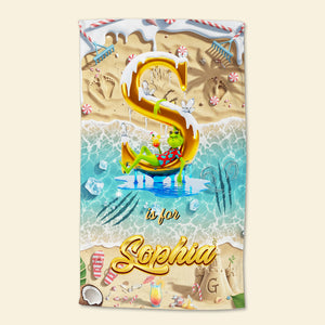 Beach Vibes Towel Personalized Gifts for Fans 01OHDT040825-Homacus