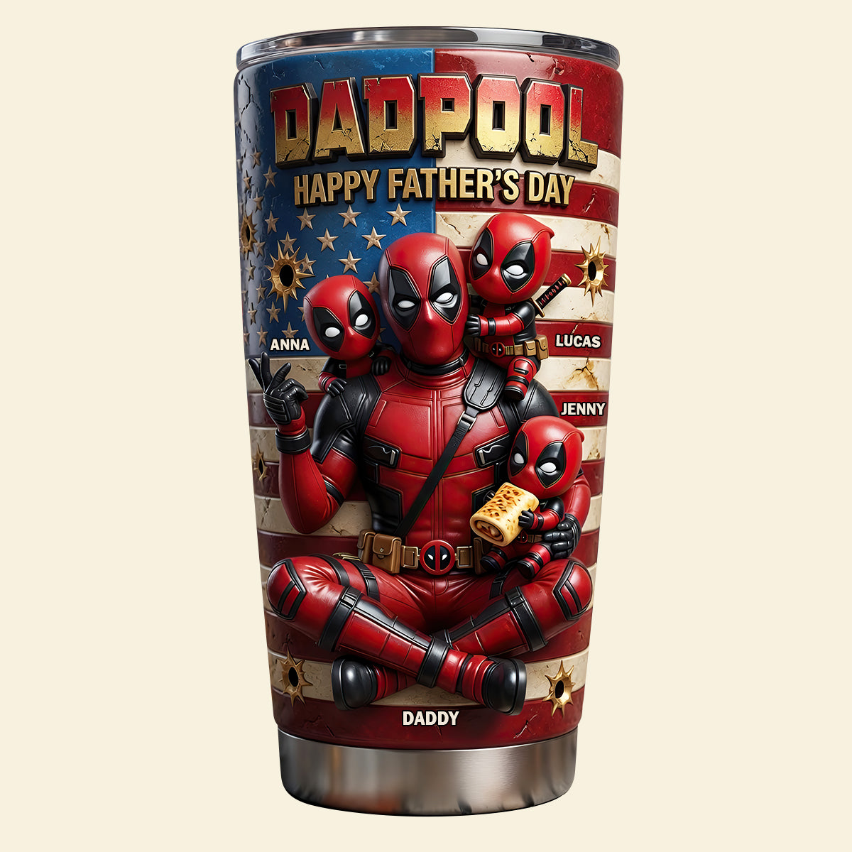 Funny Fighter Dad Tumbler - Personalized Gifts For Dads 04tydt180526-Homacus