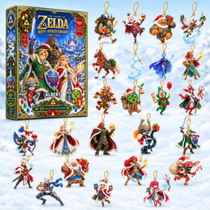 40th Years Of The Myth Christmas Advent Calendar Blind Box - Personalized Gifts For Game Lovers 011tyqn240926