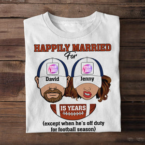 Custom Team Logo Gifts For Couple Shirt 02QHTN080124 American Football Couple-Homacus