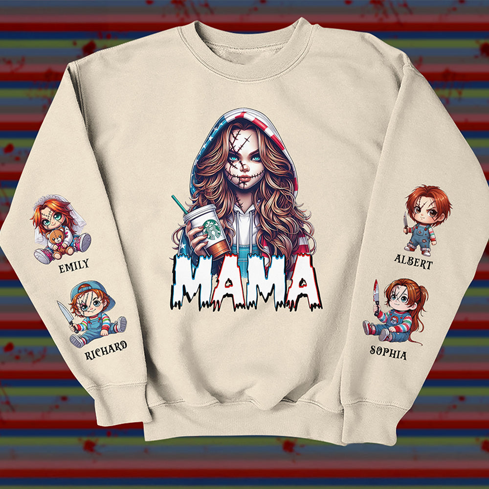 Personalized Gifts For Mom Shirt, Horror Mama 012qhqn190924-Homacus