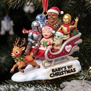 Baby's 1st Christmas Ornament - Personalized Gifts For Christmas 02tyta191026-Homacus