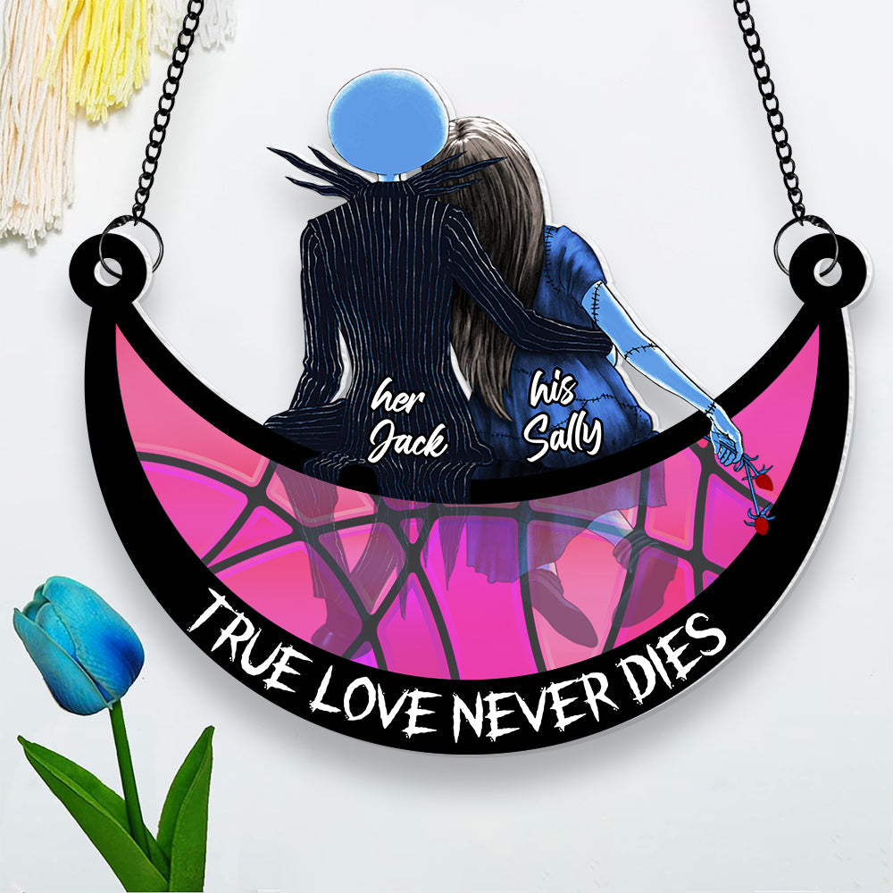 Personalized Gifts For Couple Suncatcher Ornament 03ACDT120724-Homacus