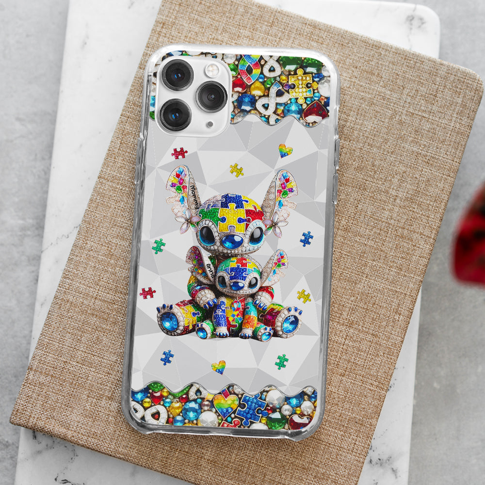 Personalized Gifts For Autism Mom Phone Case, Cute Character 01TGMH210325-Homacus