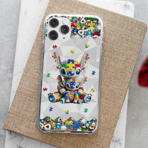 Personalized Gifts For Autism Mom Phone Case, Cute Character 01TGMH210325-Homacus