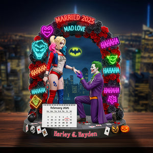 Dark Love Proposal Couple Acrylic Plaque - Personalized Gifts For Couple 07HYLU140825-Homacus