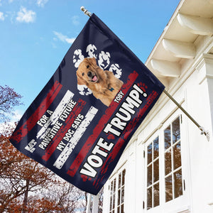 Personalized Gifts For Dog Lovers House Flag, Pawsitive Future 03KAMH110724-Homacus