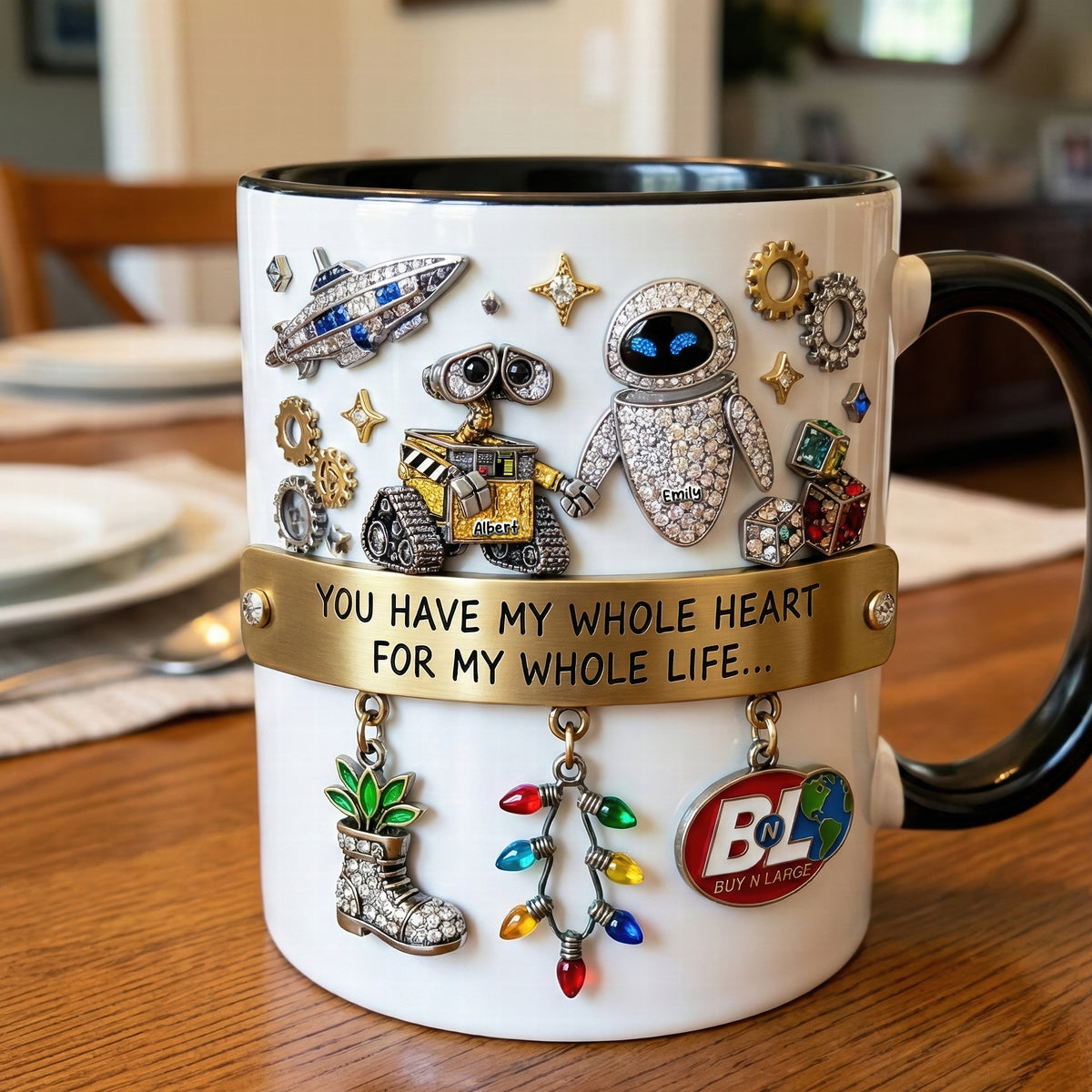 Romantic Couple Accent Mug – Personalized Gifts For Couple 06huqn301225-Homacus