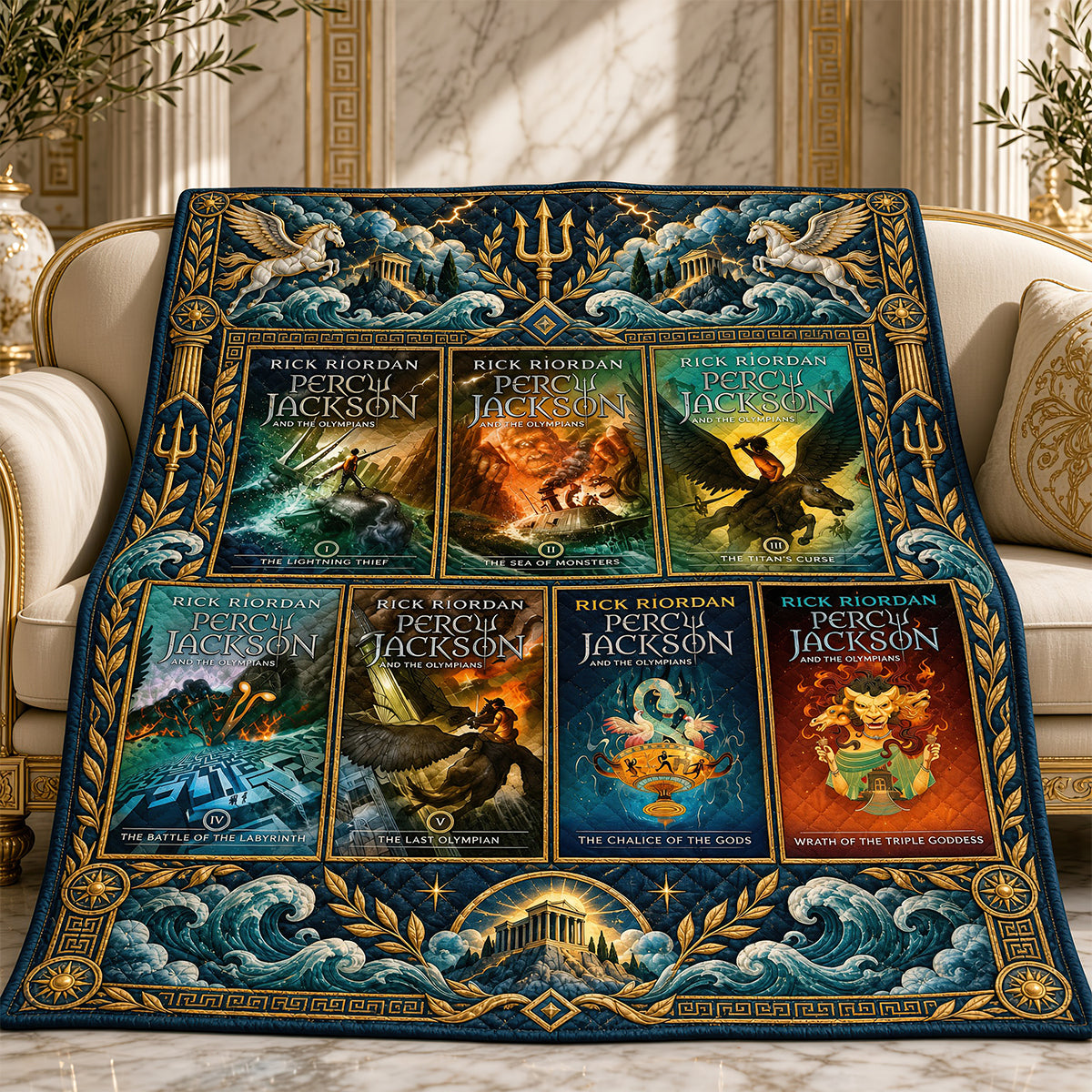Epic Fantasy Book Collection Blanket - Personalized Gifts For Book Lovers 06nadt071026-Homacus