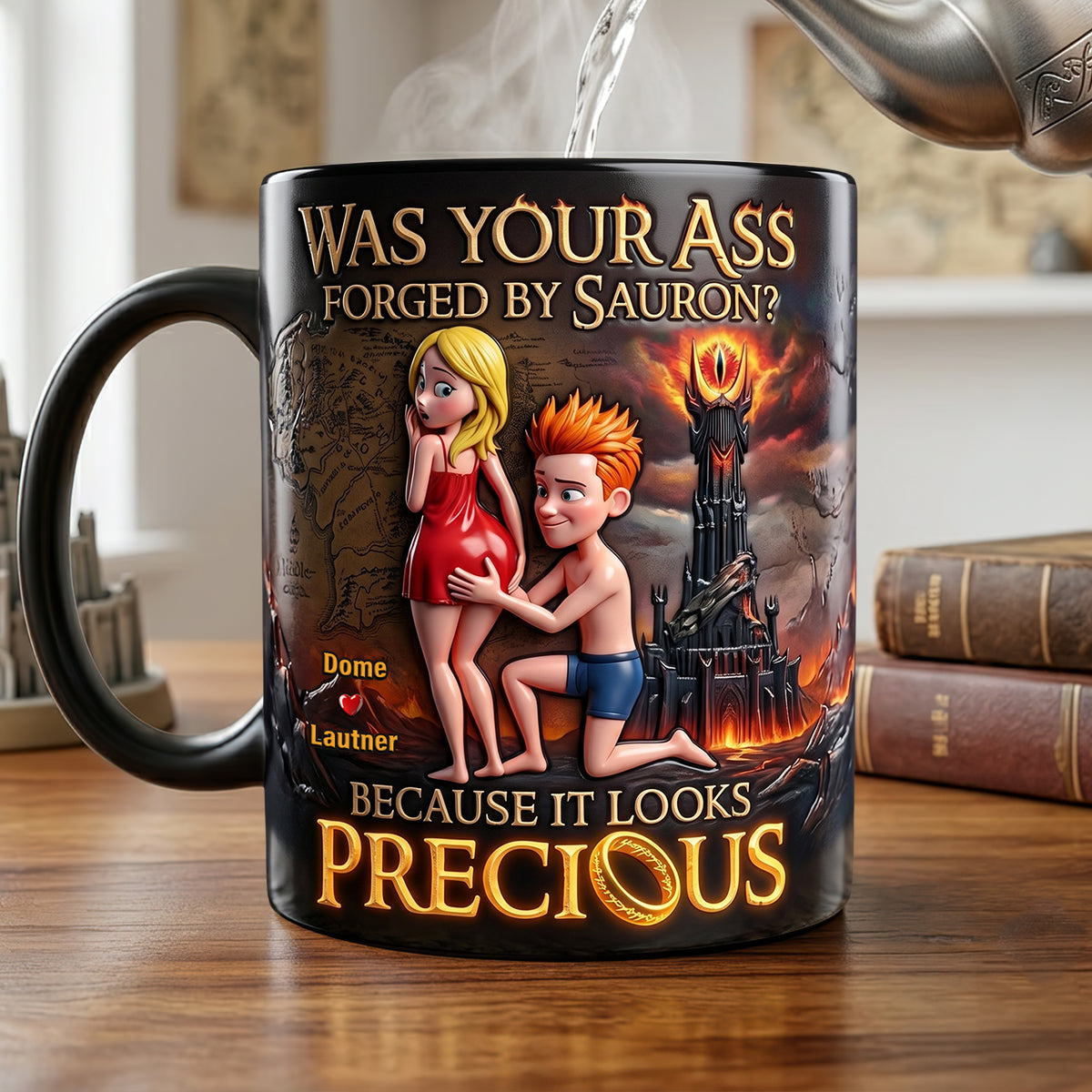 Naughty Coffee Magic Mug - Personalized Gifts For Couple 02hudt110626