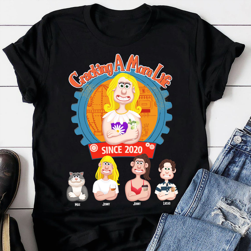 Personalized Gifts For Mom Shirt 01totn260225pa Cracking A Mom Life-Homacus