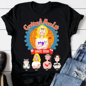 Personalized Gifts For Mom Shirt 01totn260225pa Cracking A Mom Life-Homacus