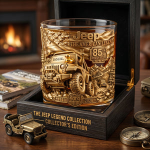 85th Anniversary Off-Road Round Glass - Personalized Gifts For Off-Road Lovers 03qhlu090626-Homacus