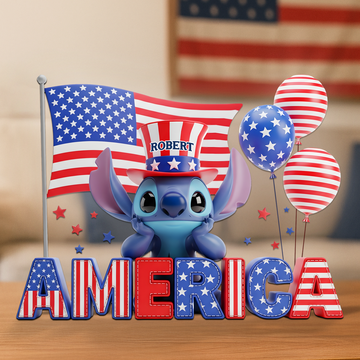 Independence Day Acrylic Plaque - Personalized Gifts For Americans 04ohpu050625-Homacus