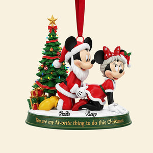 Naughty Claus Couple Christmas Ornament Personalized Gifts For Couple 04OHTA160925-Homacus