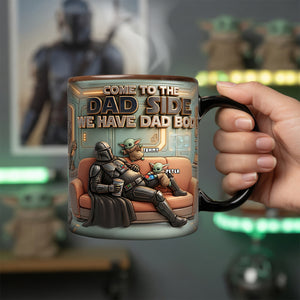 Resting Cosmic Hero Dad Magic Mug, Personalized Gifts For Dad 01qhdh180426-Homacus