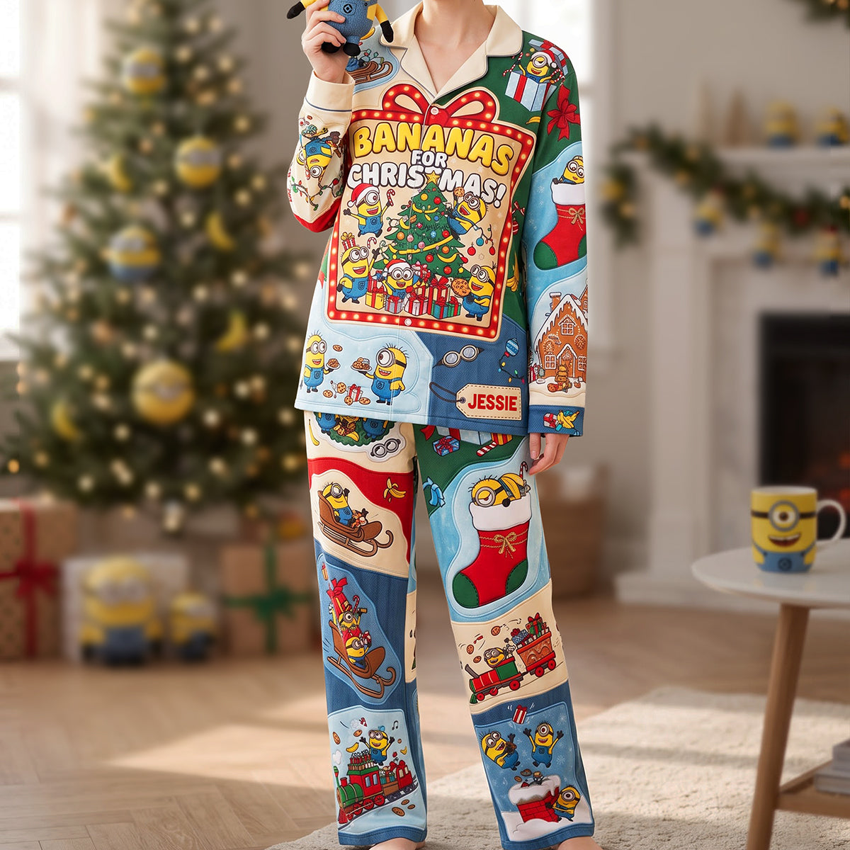 Funny Sidekick Pajama Set - Personalized Christmas Gifts 04hata040926