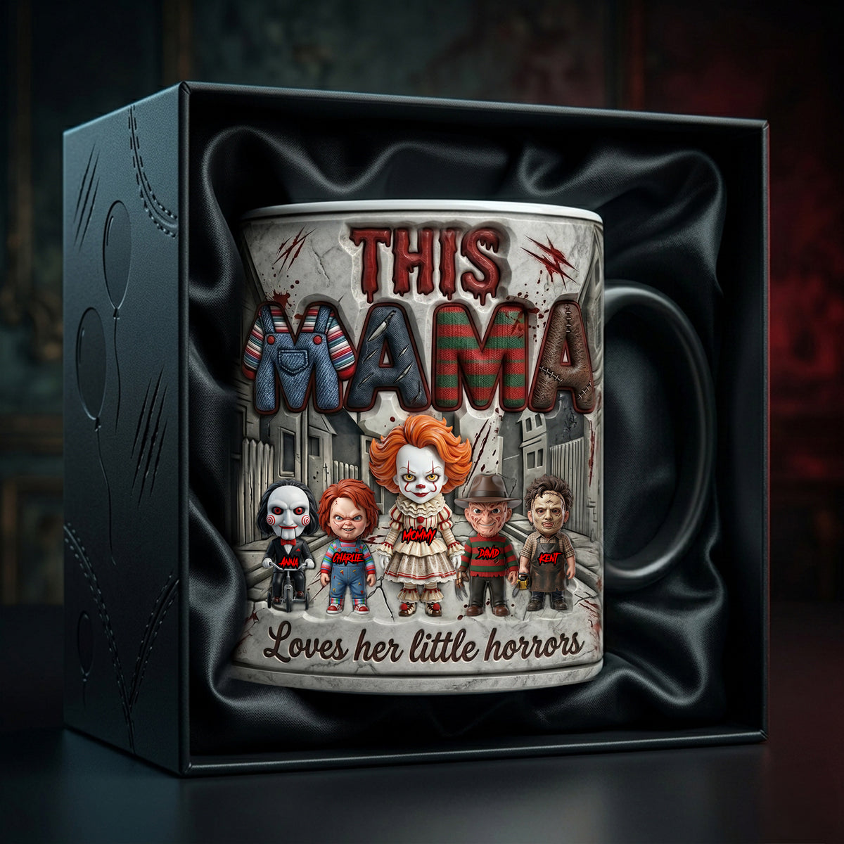Mama’s Little Horror Magic Ceramic Coffee Mug - Personalized Gifts For Mom 03NALU110426-Homacus