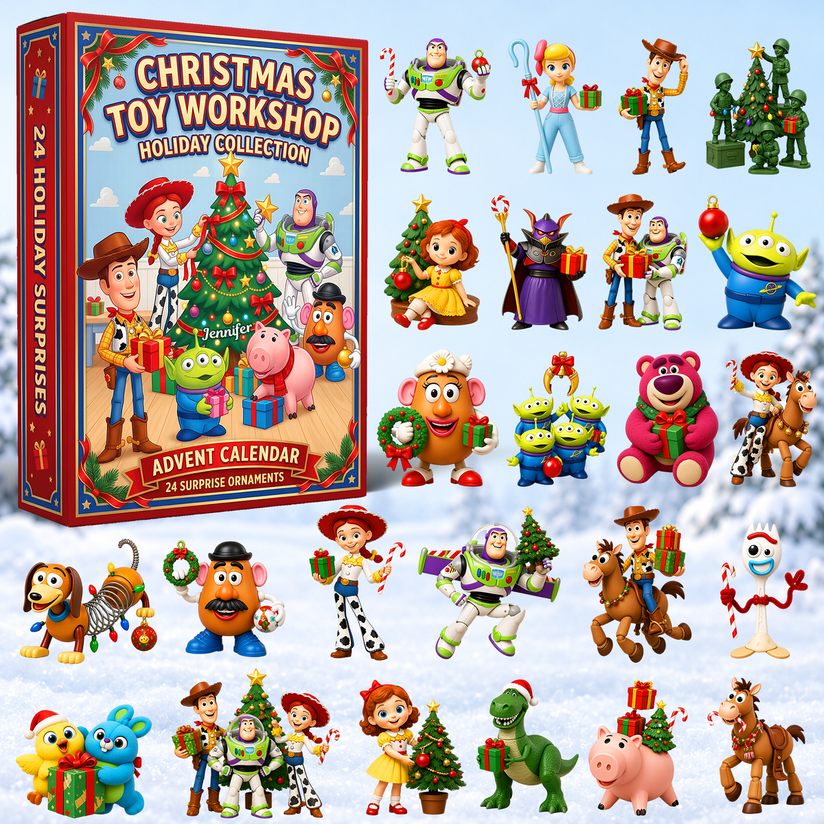 Holiday Collection Christmas Advent Calendar Blind Box - Personalized Gifts For Christmas 06tyqn151026-Homacus