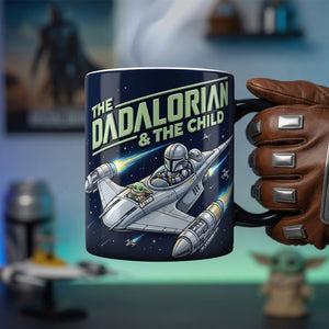 Space Hero Dad Magic Mug - Personalized Gifts For Dad 03NADH300426-Homacus