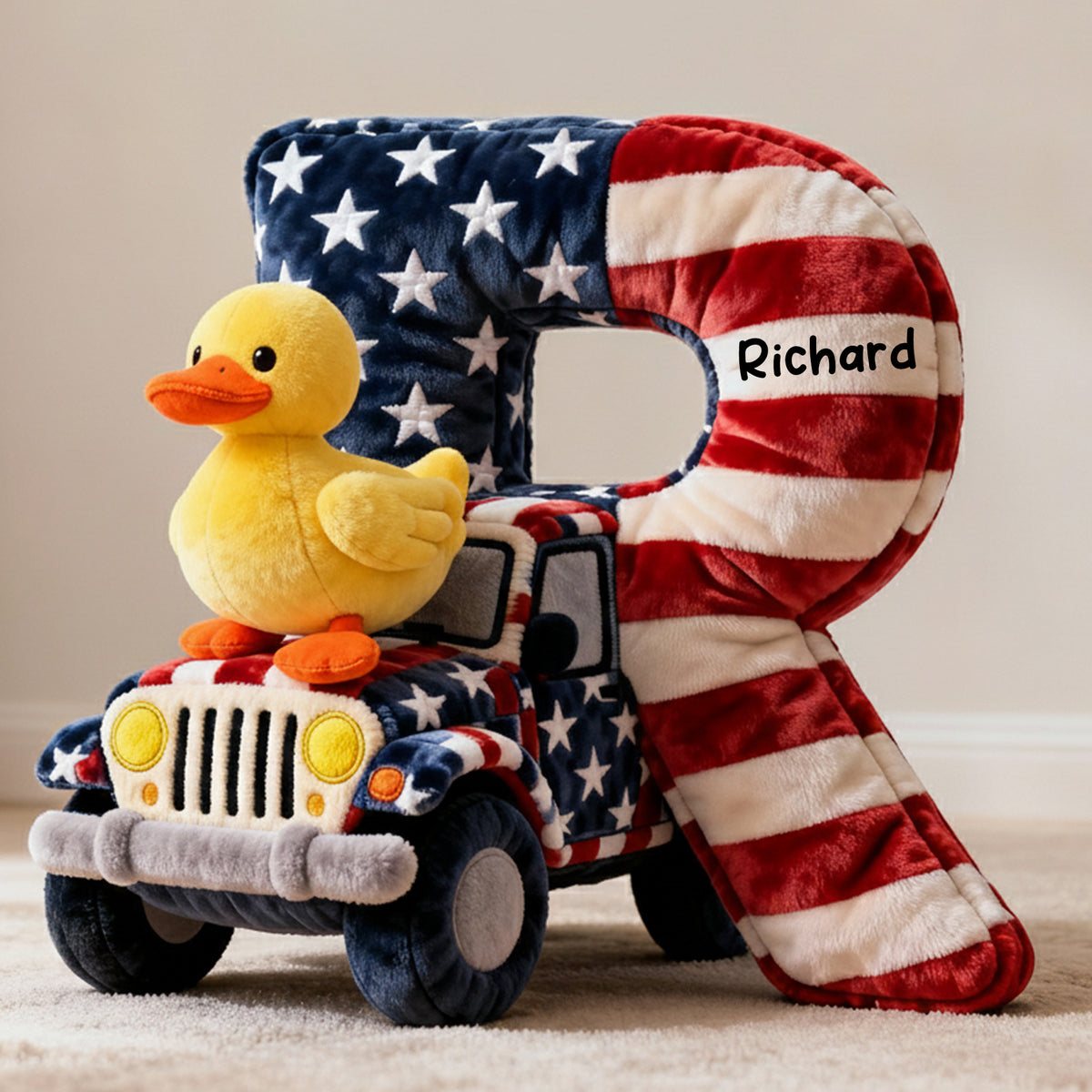 Adventure Initial Letter Pillow – Personalized Gifts For Off-Road Lovers 02ohqn091225-Homacus