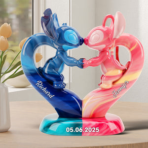 Romantic Experiment Couple Acrylic Plaque Personalized Gifts For Couple 01OHQN180625-Homacus