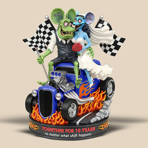 Anniversary On Hot Car Plaque - Personalized Gifts For Couple 05qhqn280625-Homacus