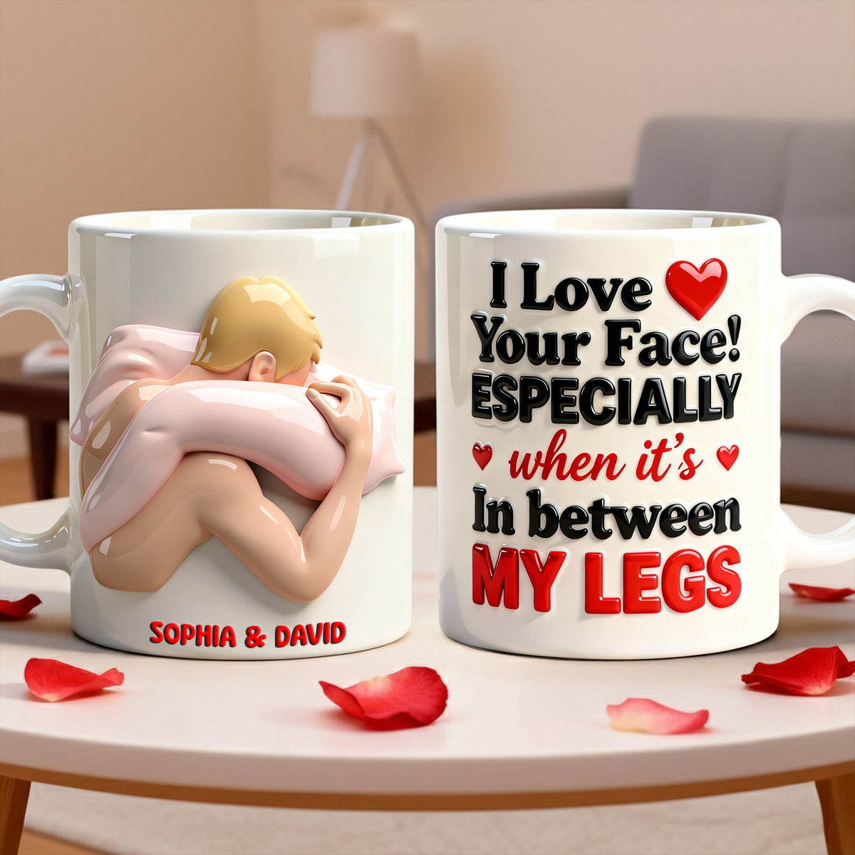 Funny Couple Coffee Mug - Personalized Gifts For Couple 03OHLU040226-Homacus