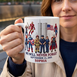 Never Forget Tribute Mug - Personalized Gifts For Patriots 02HAQN230726