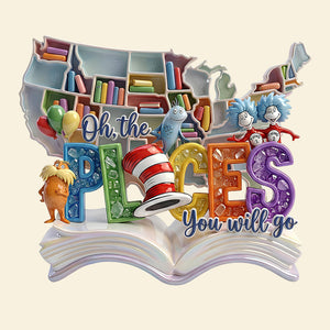 Follow Your Dreams Acrylic Plaque - Gifts For Book Lovers 05PADT130226-Homacus