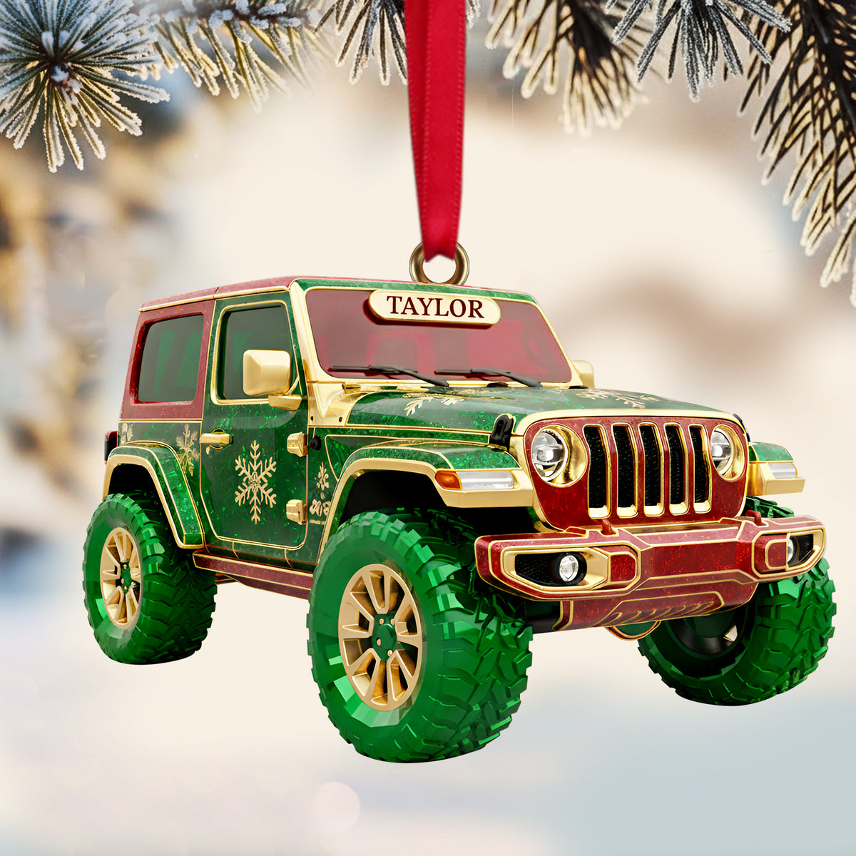 Jolly Off-road Christmas Ornament Personalized Gifts For Off-road Lovers 02qhlu161025-Homacus