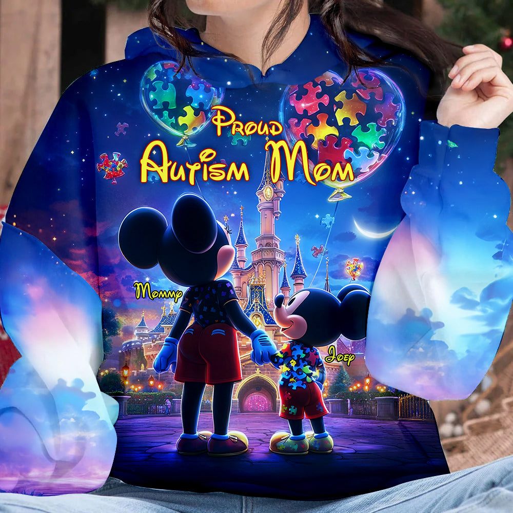 Personalized Gifts For Autism Mom 3D Shirt, Dreamy Landscapes In Magical World 03TGLU100325-Homacus