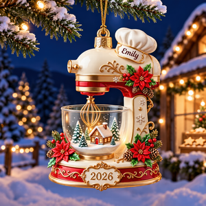 Baking Mixer Christmas Ornament - Personalized Gifts For Baking Lovers 01pgqn141026-Homacus