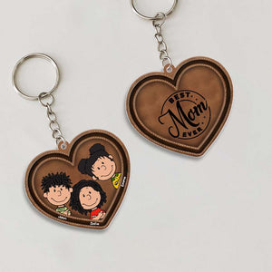 Personalized Gifts For Mom Keychain Best Mom Ever 01OHMH170125HH-Homacus