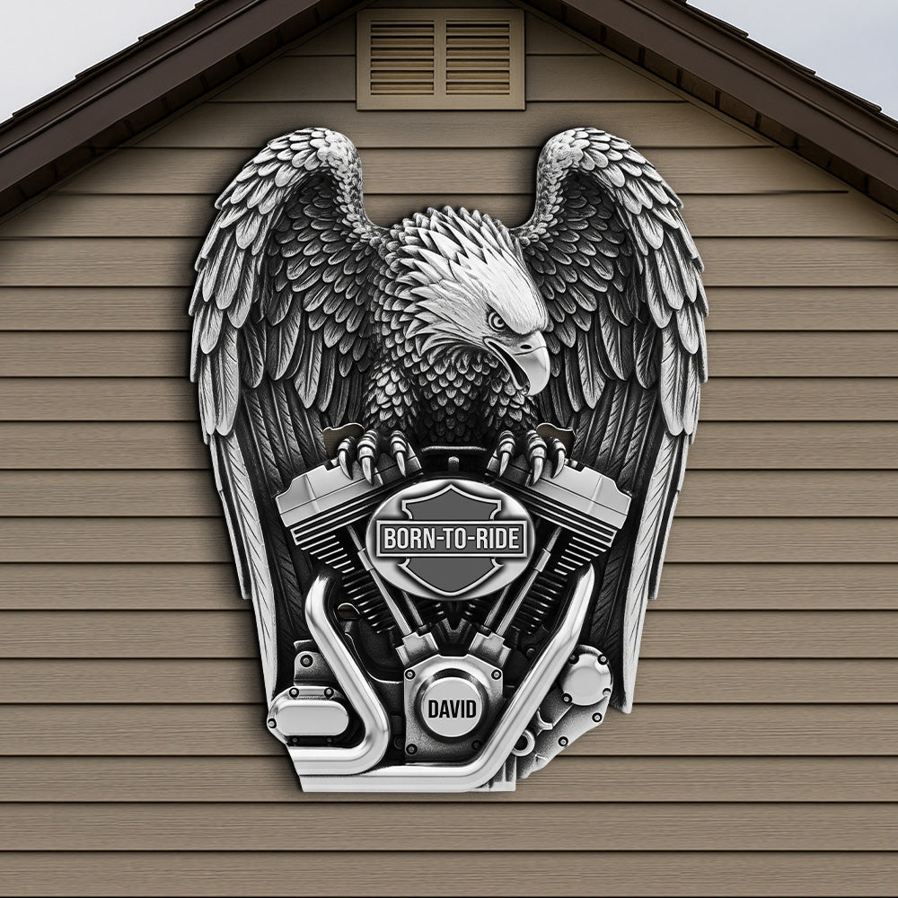 Fierce Motorcycle Engine Metal Sign - Personalized Gifts For Bikers 03qhtn120625-Homacus